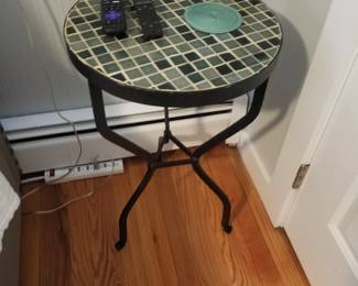 Tile-top accent table - two available