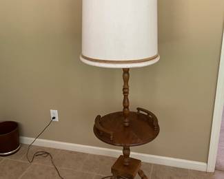 Patio room off living room - tall lamp stand