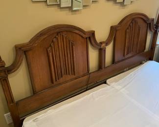 Headboard in master bedroom