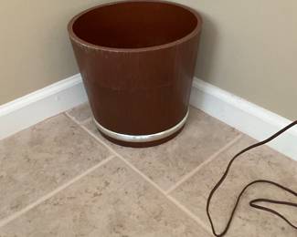 Patio room off living room - wastebasket