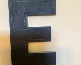 Letter on wall