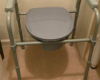 Master bathroom closet - potty chair