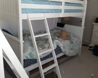 Twin over twin bunk beds - two sets available