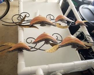 Dimensional fish art - wood & metal