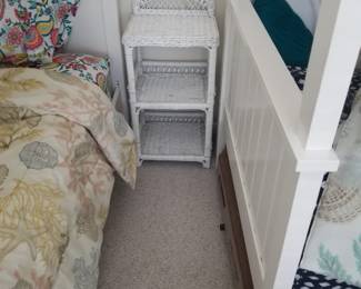 Wicker shelf