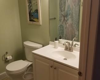 Bath vanity; vanity mirror; vanity lights