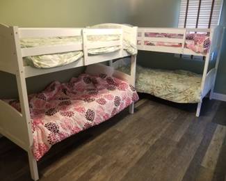 Twin over twin bunk beds