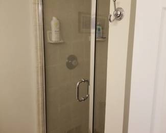 Glass shower door