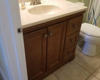 Updated bath vanity
