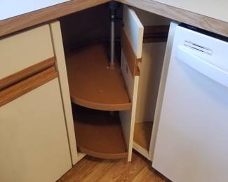 Cabinetry detail: lazy Susan