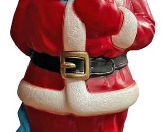 70s Blow Mold Santa