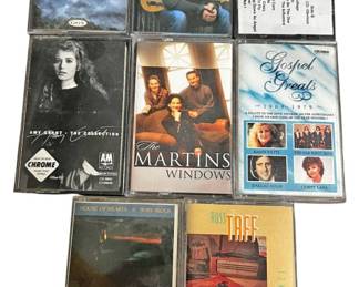 Selection of Gospel CassettesCDs
