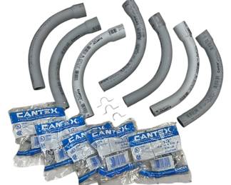 PVC Electrical Elbows and Conduit Clips