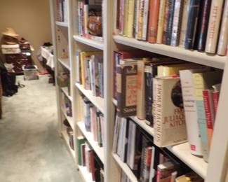 Lots of cookbooks