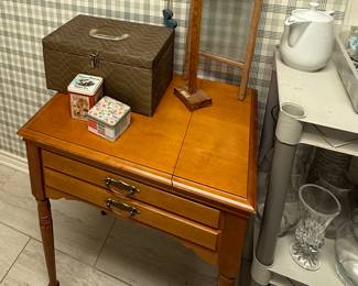 •	Pfaff Sewing Machine w/ Cabinet