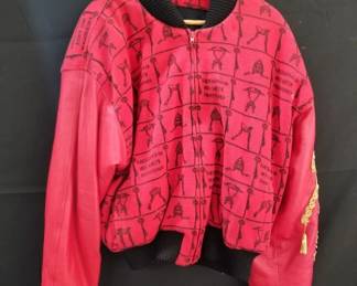 Calugi E Giannelli letterman jacket. Lot # 188