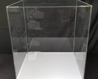 Acrylic doll display case. Lot #262