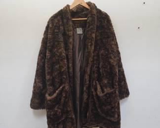 Personally worn Lilith faux fur coat. Lot # 33