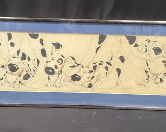 Pencil signed and numbered "Spots III” lithograph. Lot # 155