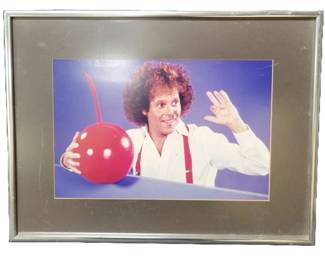 Framed Richard Simmons photo. Lot # 140
