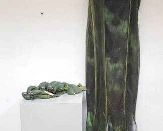 Personally worn costume dress and Medusa hat. Lot # 301