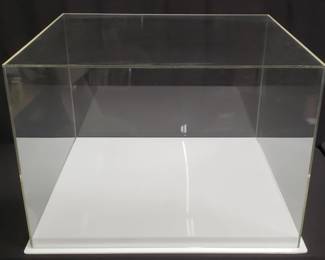 Acrylic doll display case. Lot # 274