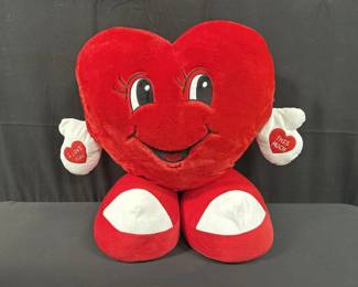 Valentines plushy heart. Lot # 135