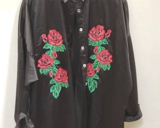 Honey Sucker rose button down shirt. Lot # 35