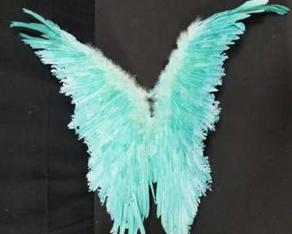 Blue costume angel wings. Lot # 657