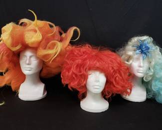 Collection of costume wigs. Lot # 29