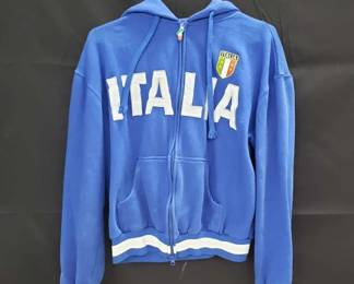 Italia vintage zip-up hoodie. Lot # 625