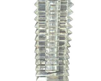 Ricci handcrafted crystal vase, Casa Collection. Lot # 119