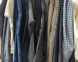 Group of men's dress pants. Lot # 80