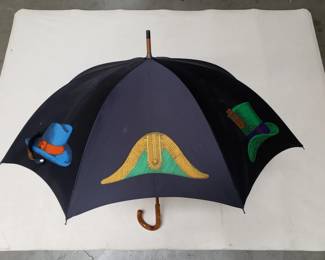 Vintage Piero Fornasetti Italian umbrella. Lot # 771