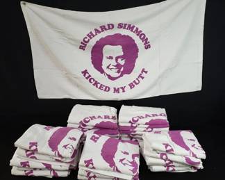 Twenty-three Richard Simmons towels. Lot # 103