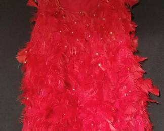 Richard Simmons personally worn feather costume. Lot # 634