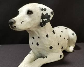 Sandicast ceramic dog sculpture. Lot #242