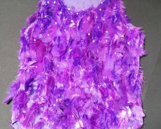 Richard Simmons personally worn feather costume. Lot # 611