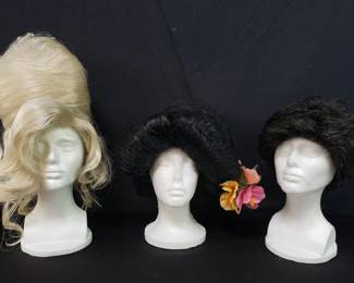 Collection of costume wigs. Lot # 78