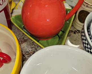 Orange pitcher
