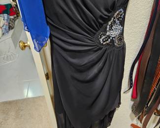 Formal little black dress