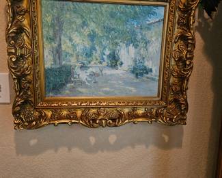 Gold guilded frame