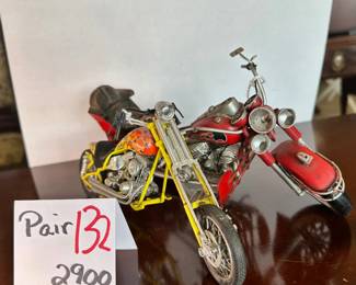 Pair of Toy Motorcycles 