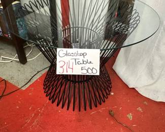 Glasstop Table 