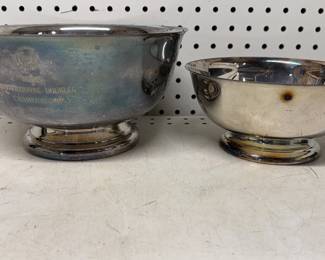 Silver Plated Trophy Bowls 