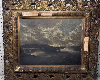 Antique Painting on Canvas 