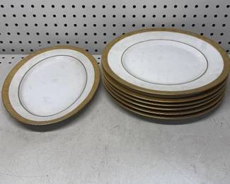 Gold Rim China Plates 