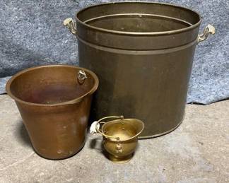 Pots Copper & Brass 