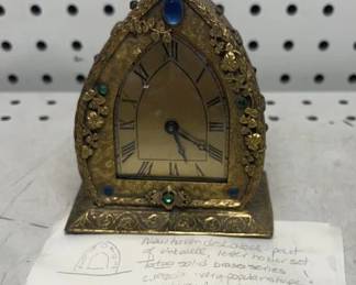 Brass Desk Clock 