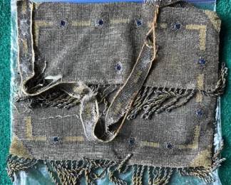 Antique Micro Bead Purse NEEDS REPAIR 